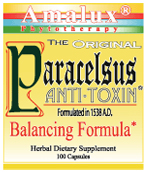 Paracelsus Anti-toxin, swedish bitters, Paracelsus